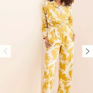 S/W/F Women's Floral Boiler Jumpsuit